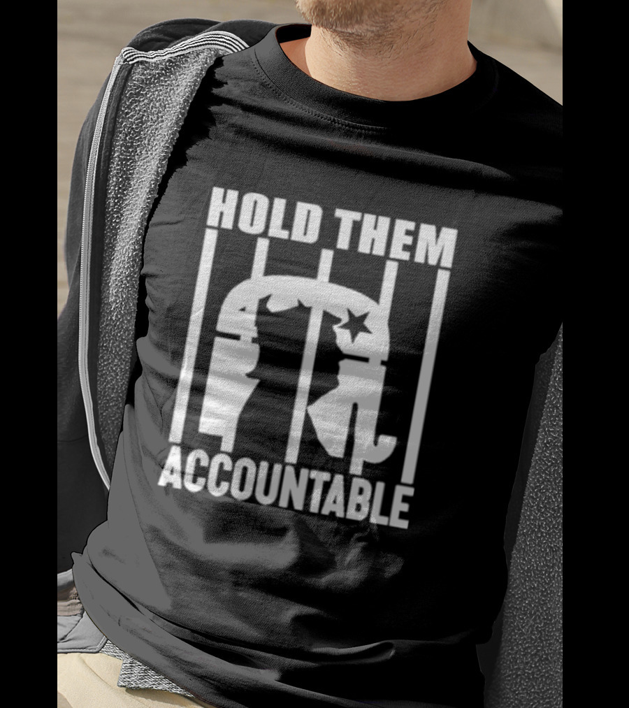 Hold Them Accountable Republican Elephant Jail Bars T-Shirt