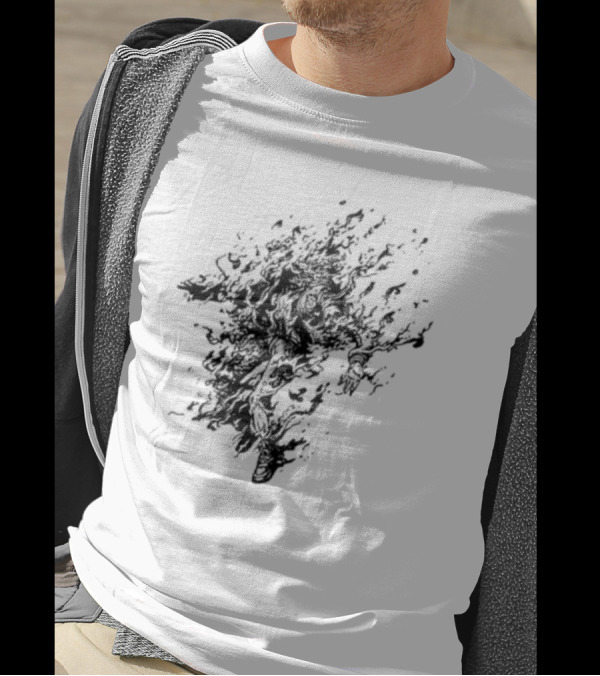 Exploding Fiery Abstract Jacket T-Shirt
