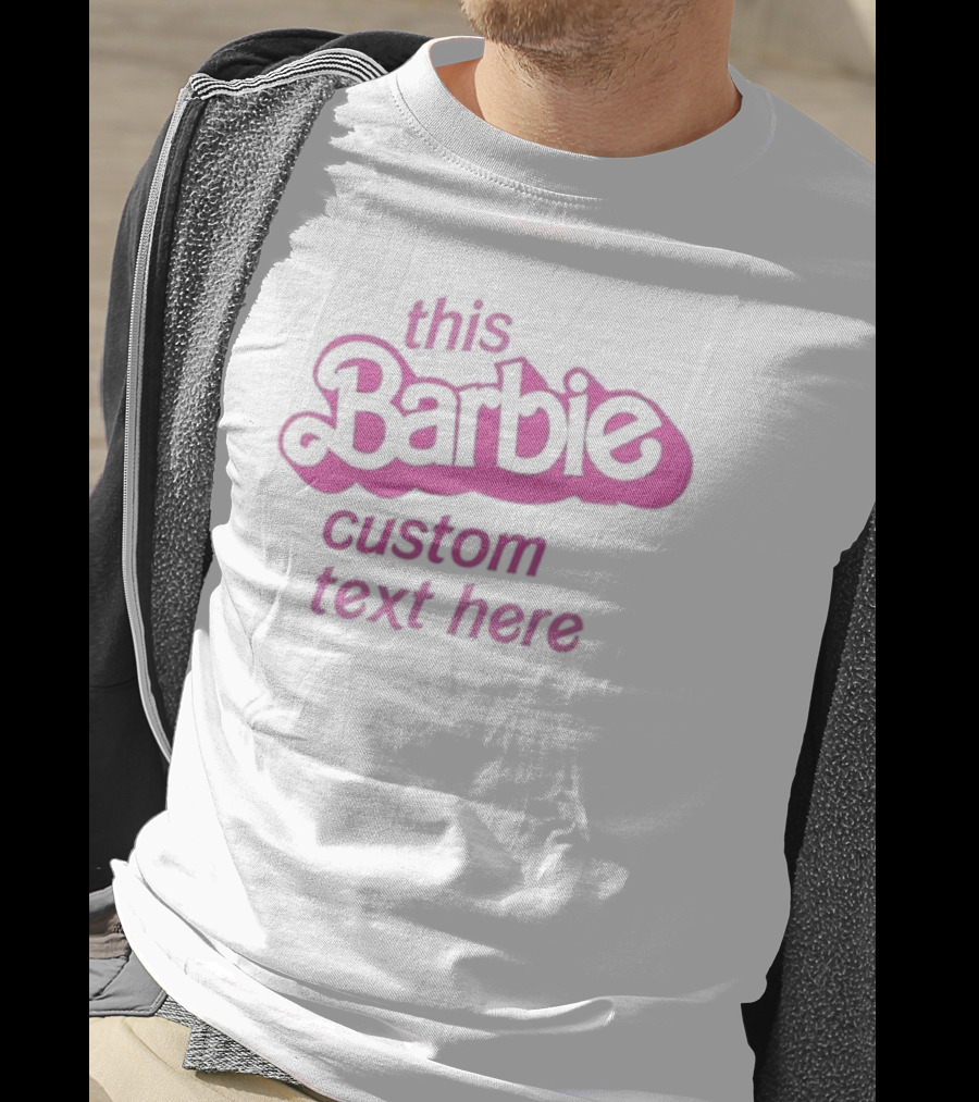 This Barbie Doll Baby Girl Birthday Custom Party Girls Besties Custom Birthday T-Shirt