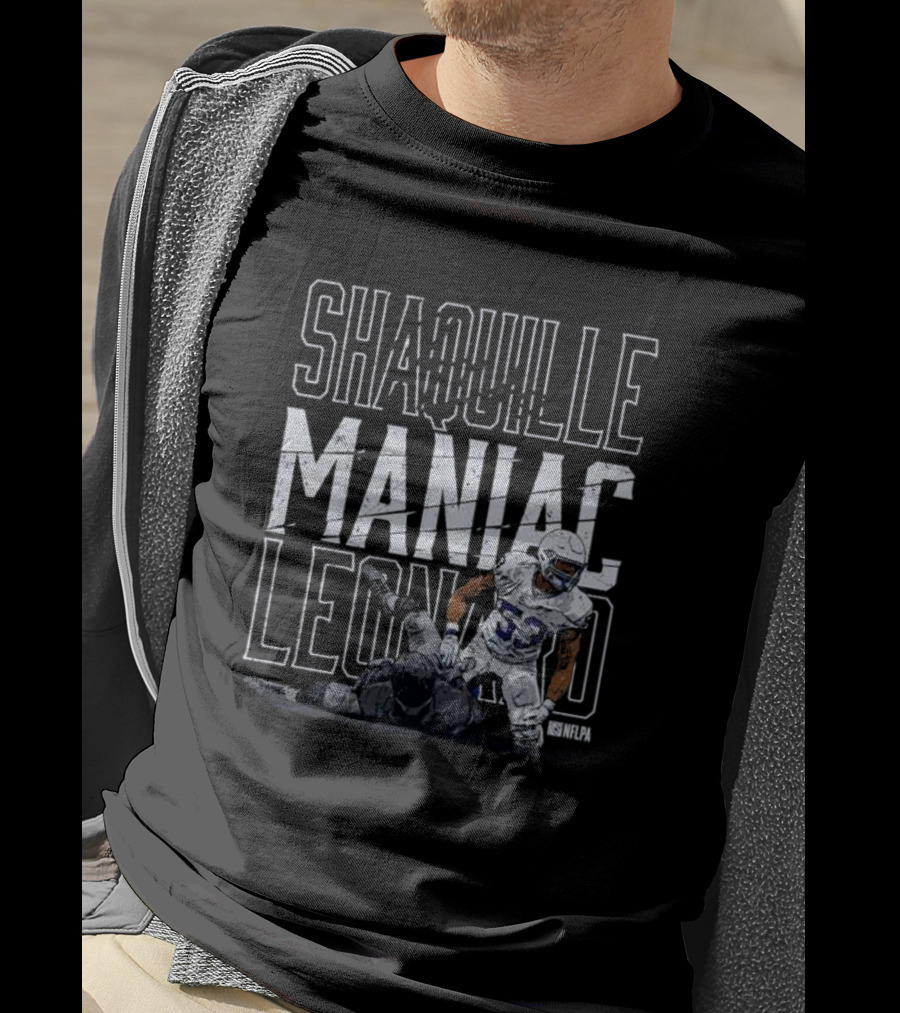 Shaquille Leonard Maniac NFLPA Signature Indianapolis Colts T-Shirt