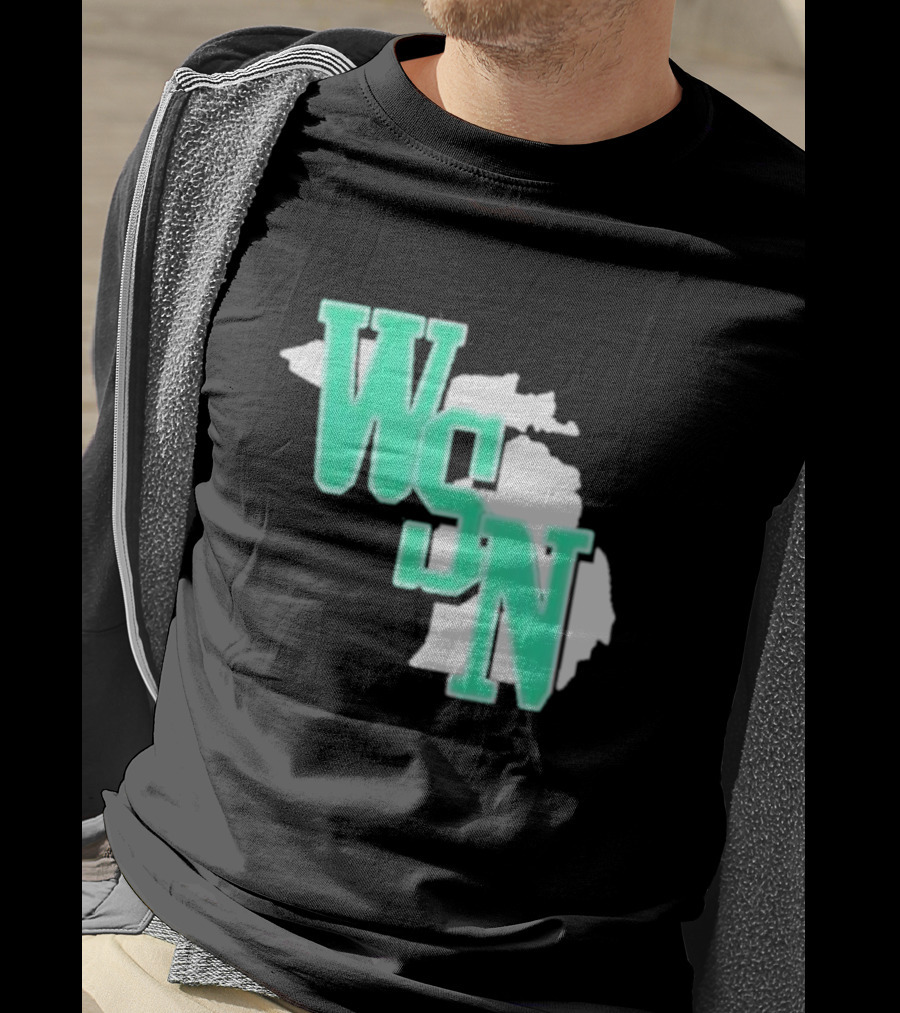 WSN Woodward Sports Michigan Text T-Shirt