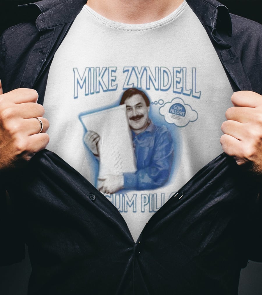 Mike Zyndell Thinking About My Gum Pillows T-Shirt