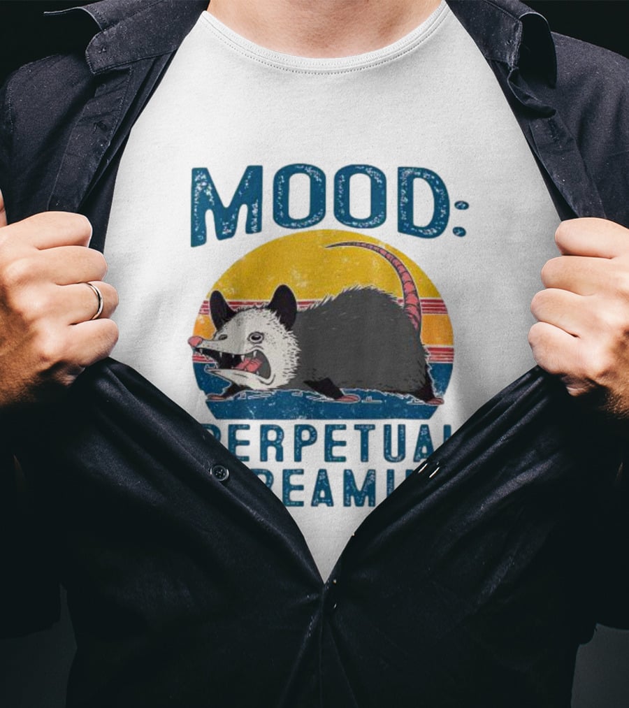 Mood Perpetual Screaming Opossum Vintage T-Shirt