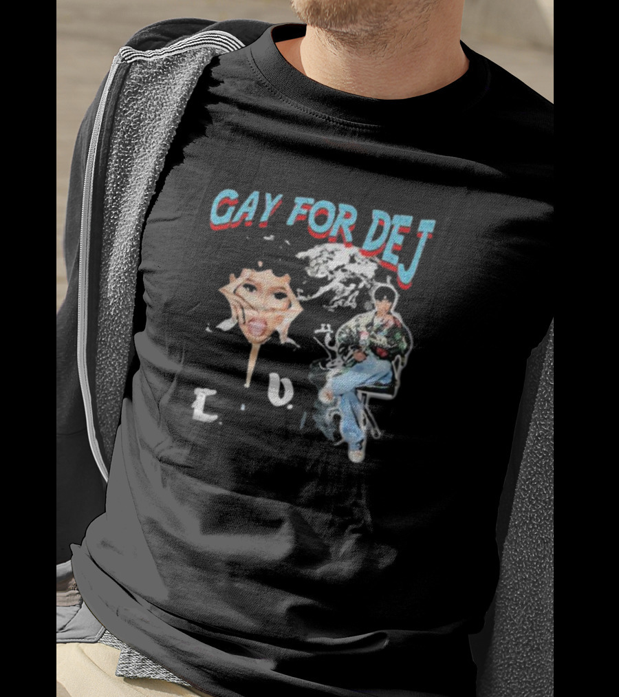 GAY FOR DEJ Pop Art Style With Fashionable Poses T-Shirt