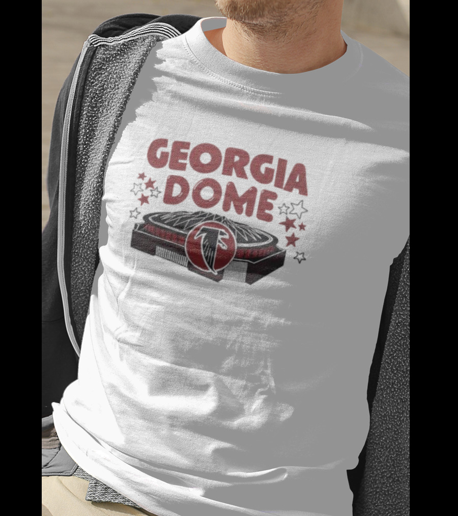Atlanta Falcons Georgia Dome Stadium Stars T-Shirt