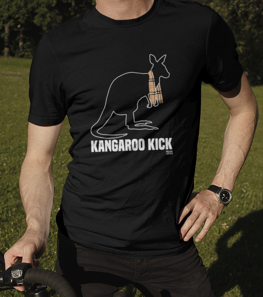 MJF Kangaroo Kick Scarf Outline T-Shirt