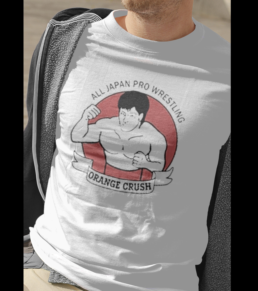 All Japan Pro Wrestling Orange Crush Kenta Kobashi T-Shirt