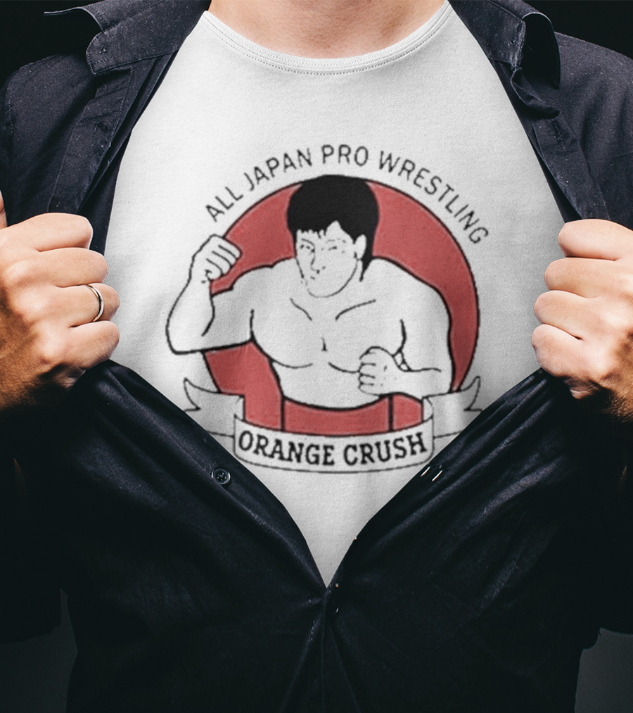 All Japan Pro Wrestling Orange Crush Kenta Kobashi T-Shirt