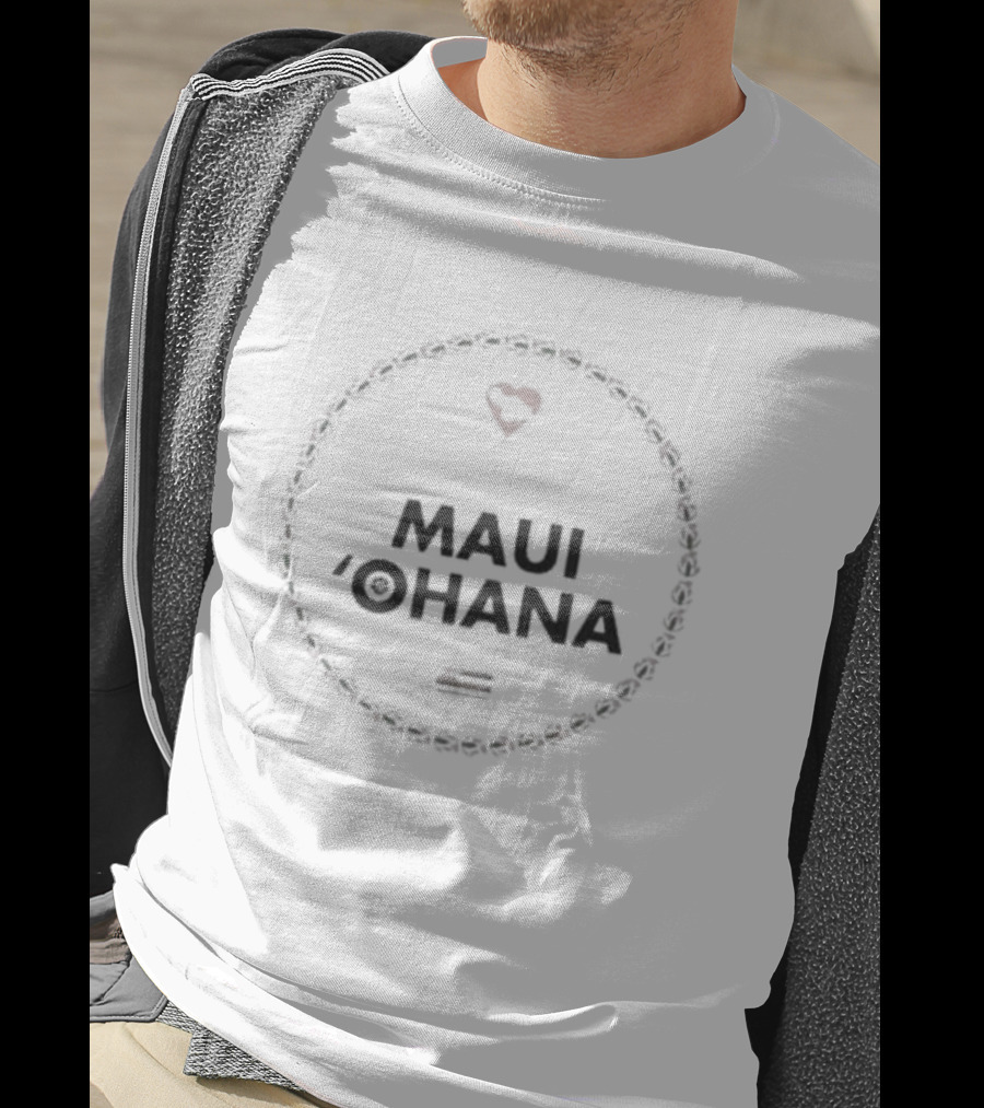 Maui 'Ohana Heart Circle T-Shirt