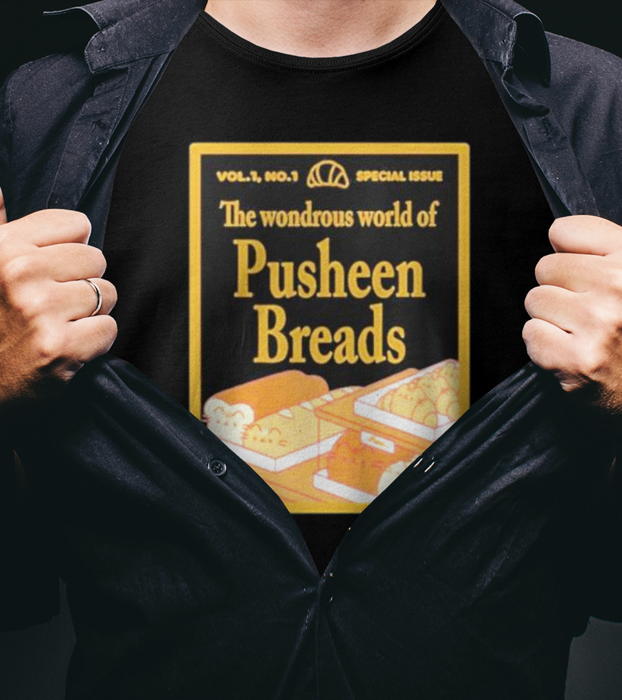 Vol. 1 No. 1 Special Issue The Wondrous World Of Pusheen Breads T-Shirt