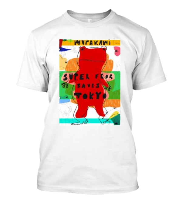 Super Frog Saves Tokyo Haruki Murakami T-Shirt