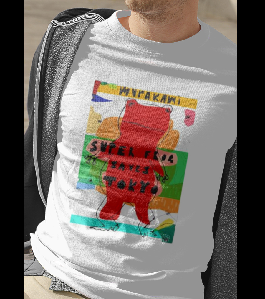 Super Frog Saves Tokyo Haruki Murakami T-Shirt