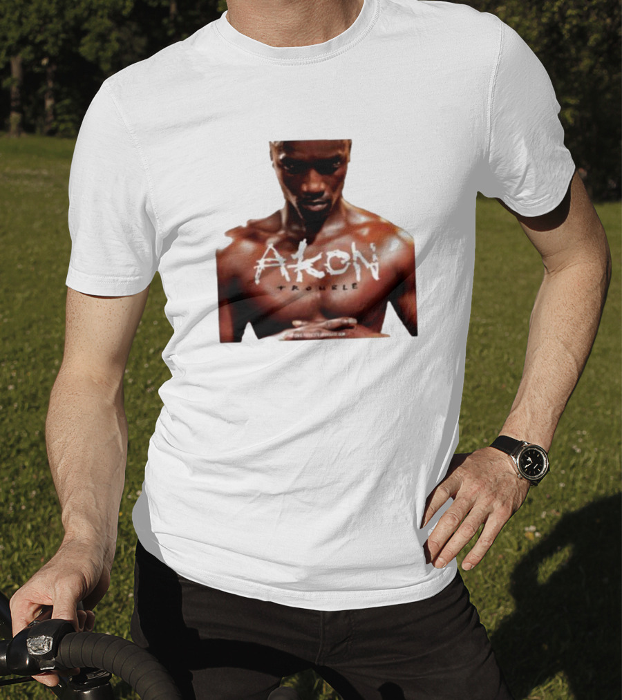 Akon Trouble Album Cover Image T-Shirt