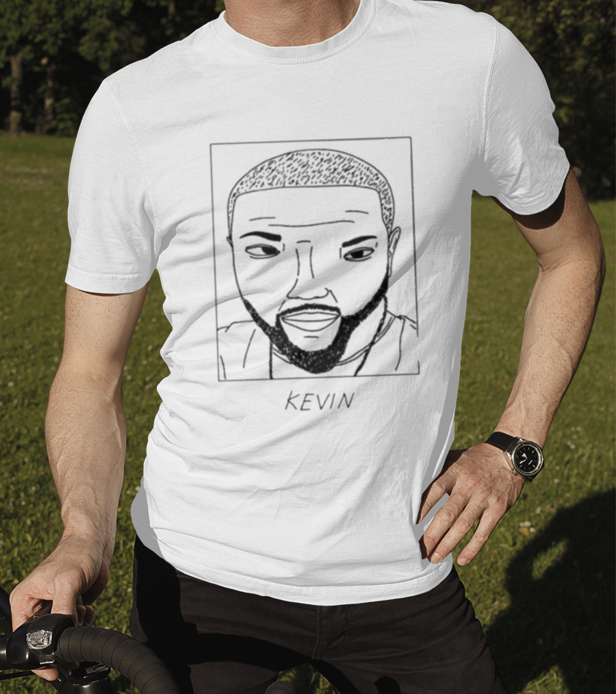Kevin Hart Sketch Portrait Drawing T-Shirt