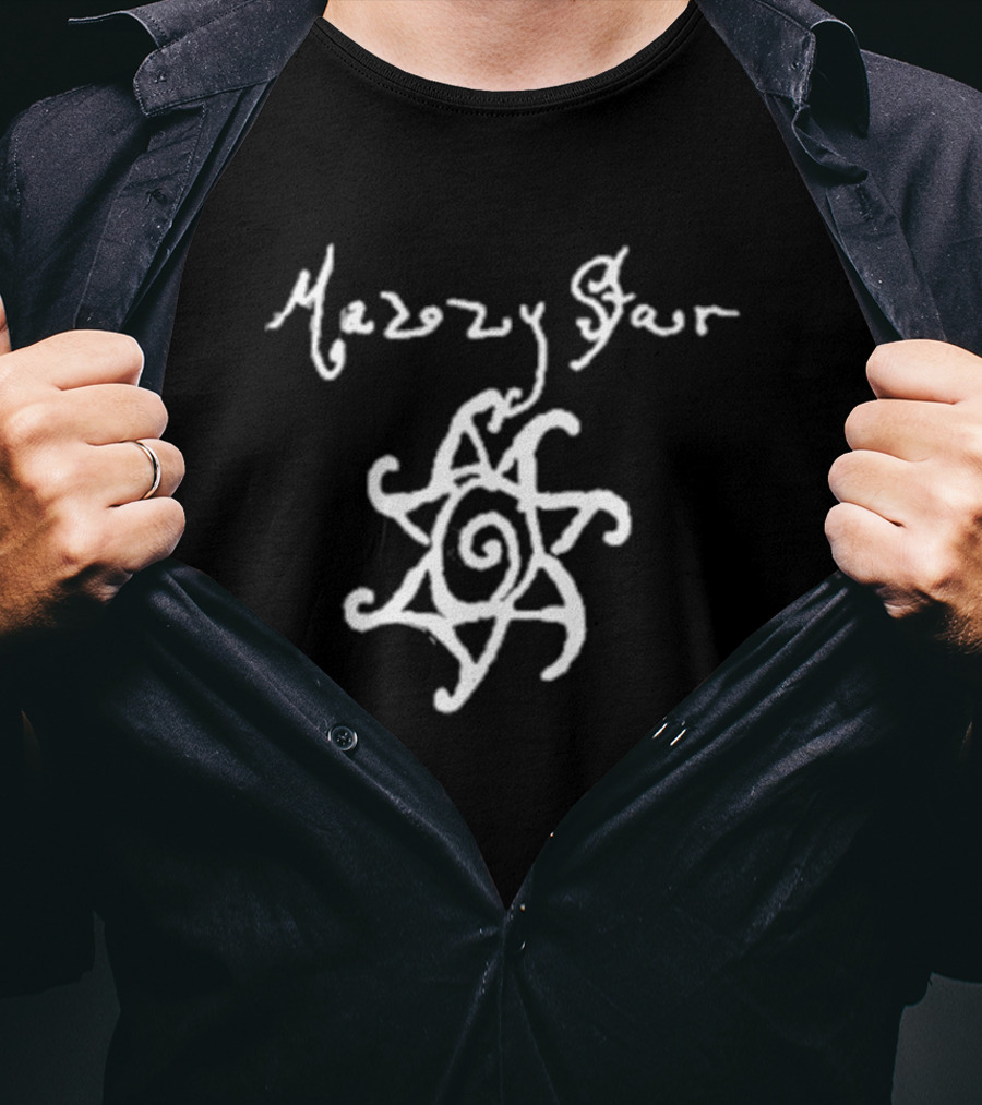 Mazzy Star Psychedelic Spiral Sunburst T-Shirt