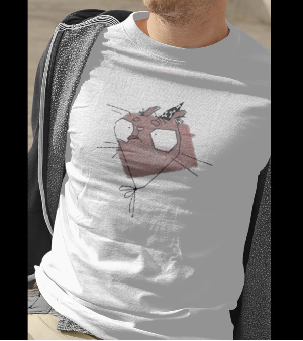 Soe Gschwind Wizardcat Heavyweight Red Cat With Wizard Hat T-Shirt