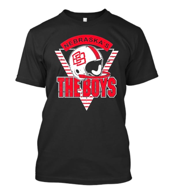 Nebraska’s Bussin' With The Boys Football Helmet Icon The Boys T-Shirt