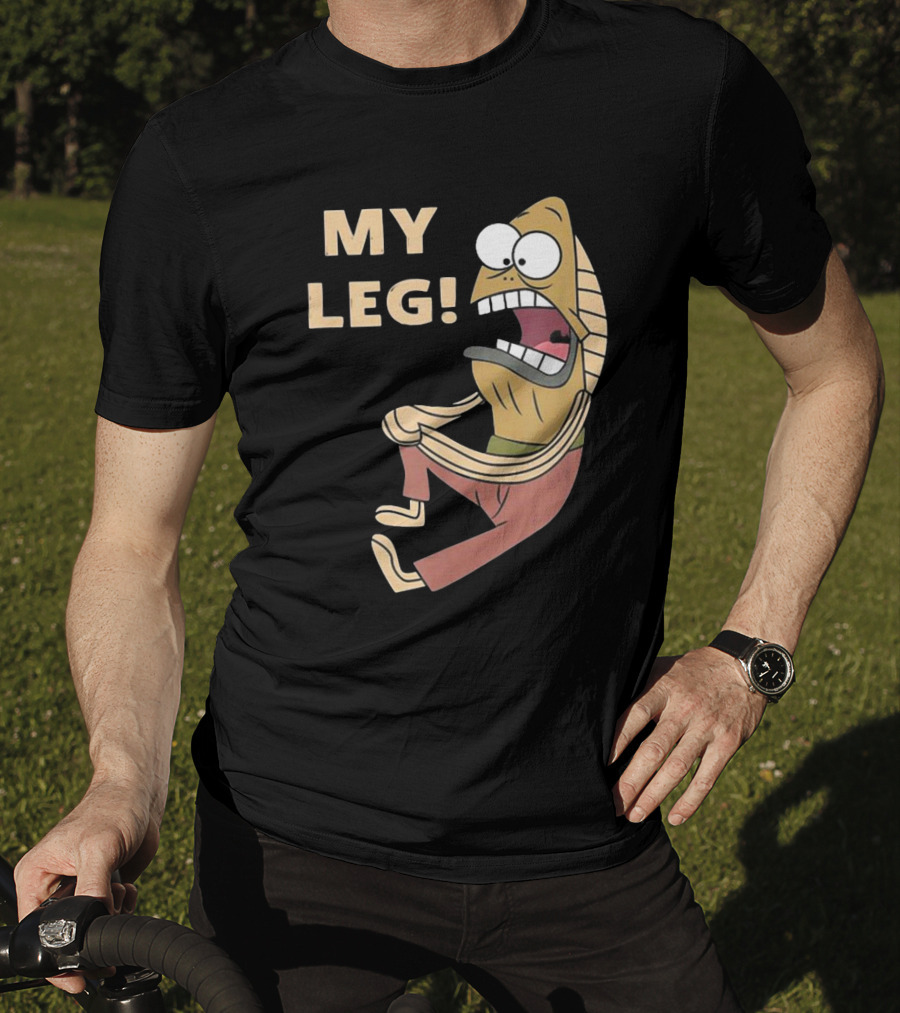 Thebaddestmitch Fred Fish My Leg Scream Character Spongebob Meme T-Shirt