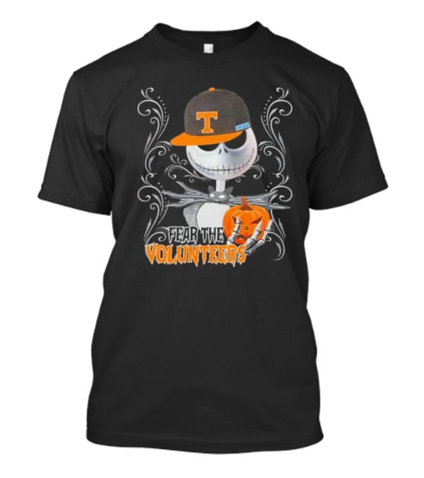 Jack Skellington Fear The Volunteers Pumpkin Halloween T-Shirt