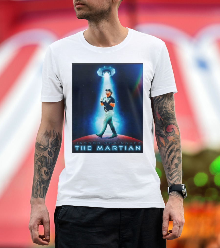 Jasson Domínguez The Martian Journey Under the UFO Light T-Shirt