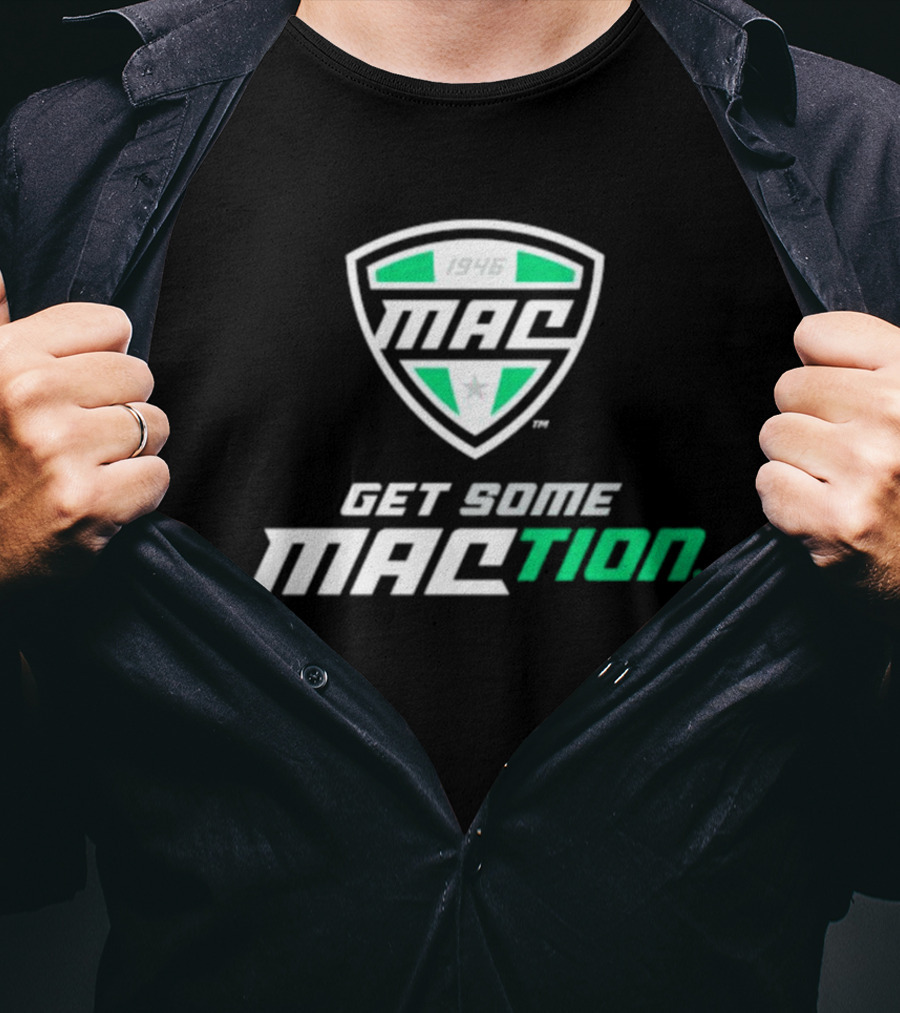 MAC 1946 Logo Get Some MACtion American Conference T-Shirt