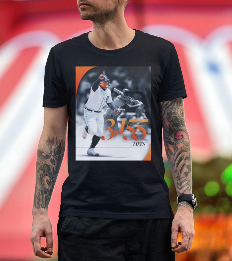 Miguel Cabrera 3155 Hits T-Shirt
