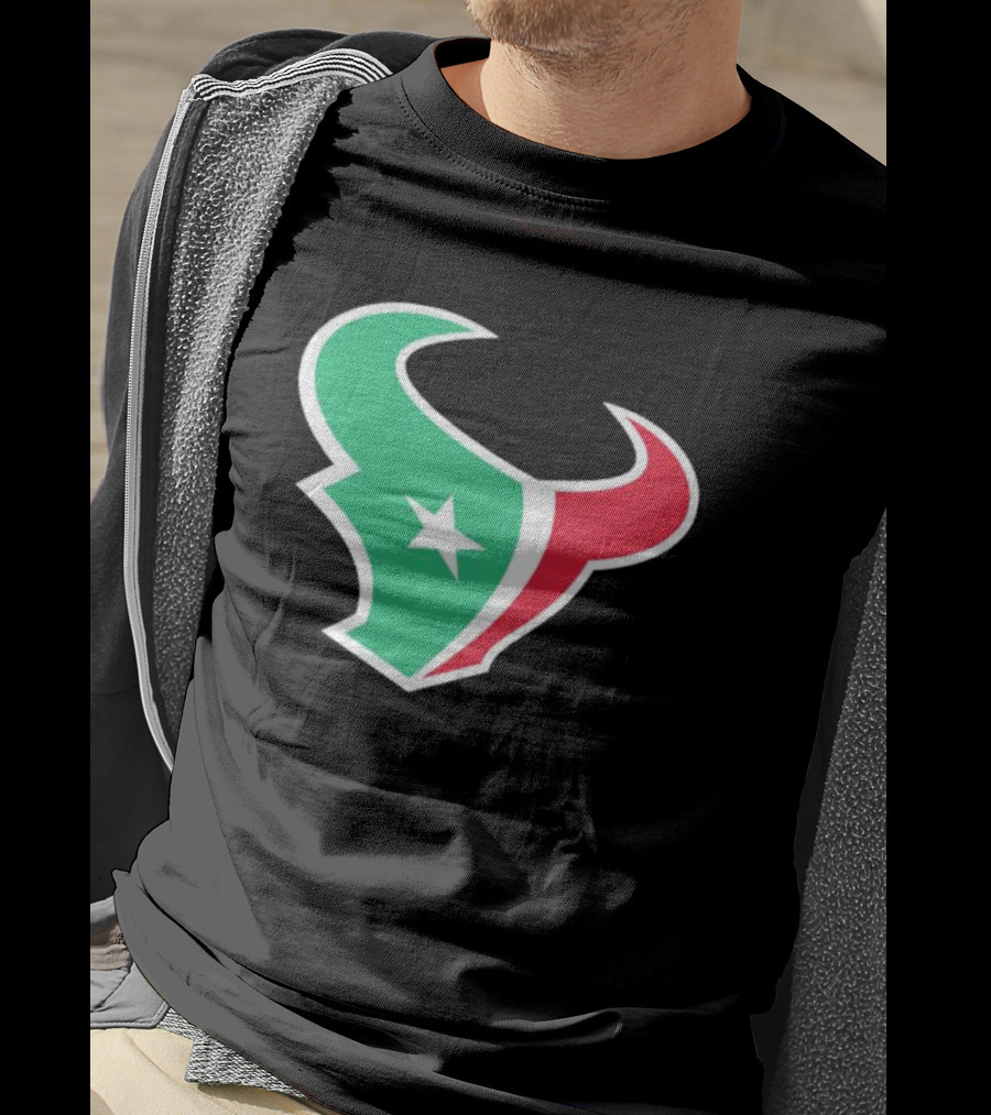 Houston Texans Black Clásico Regio Franklin '47 Mexico-Inspired T-Shirt