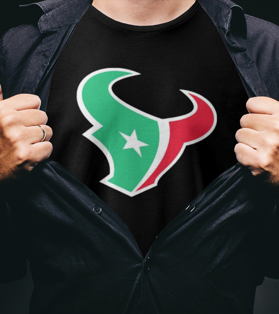 Houston Texans Black Clásico Regio Franklin '47 Mexico-Inspired T-Shirt