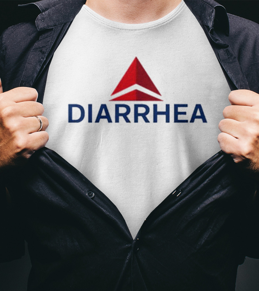 Delta Airlines Parody Diarrhea T-Shirt