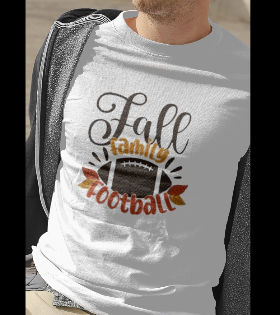 Fall Family Football Phase 6 Autumn Leaves T-Shirt