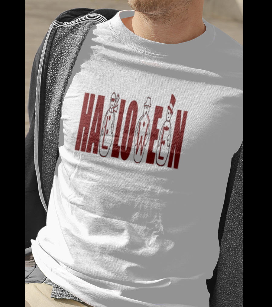 Halloween Snowman Trio Festive T-Shirt