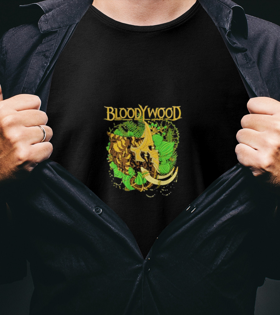 Bloodywood Band Jungle Theme Mask T-Shirt