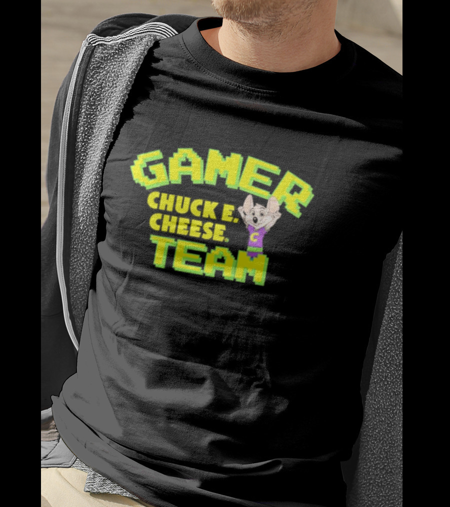 Gamer Chuck E. Cheese Team T-Shirt