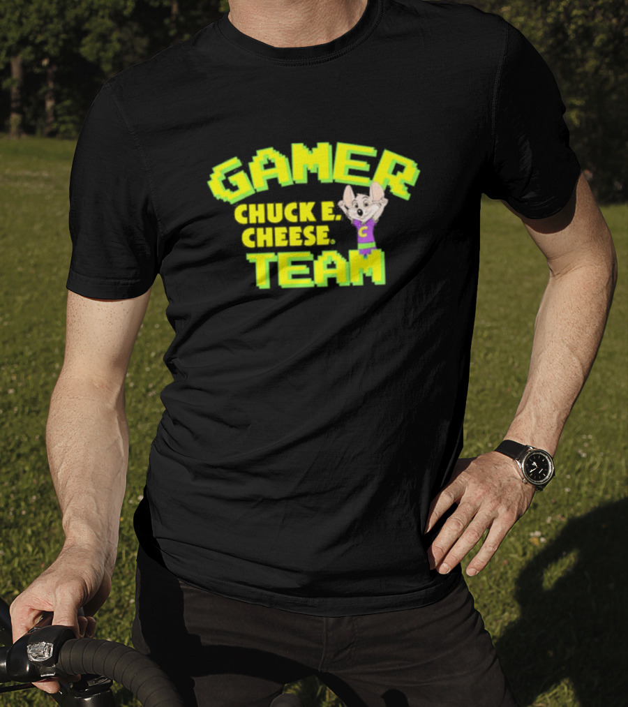 Gamer Chuck E. Cheese Team T-Shirt