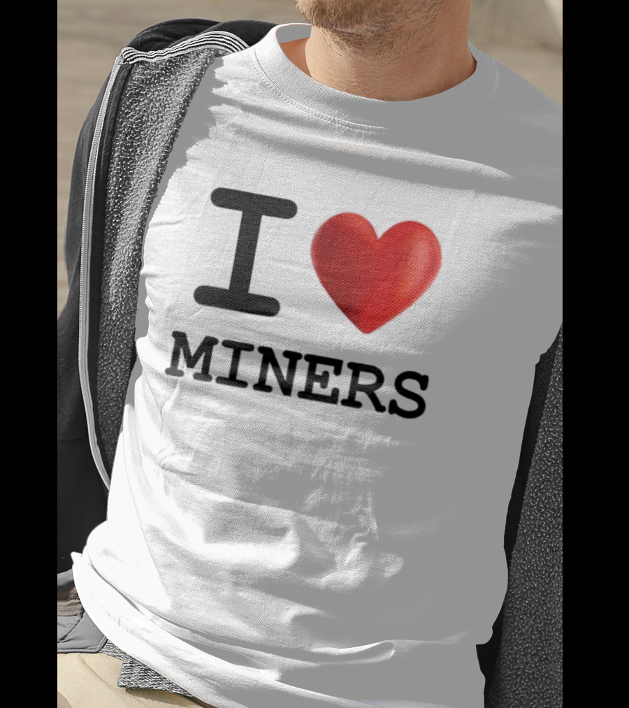 I Heart Miners Red Love T-Shirt