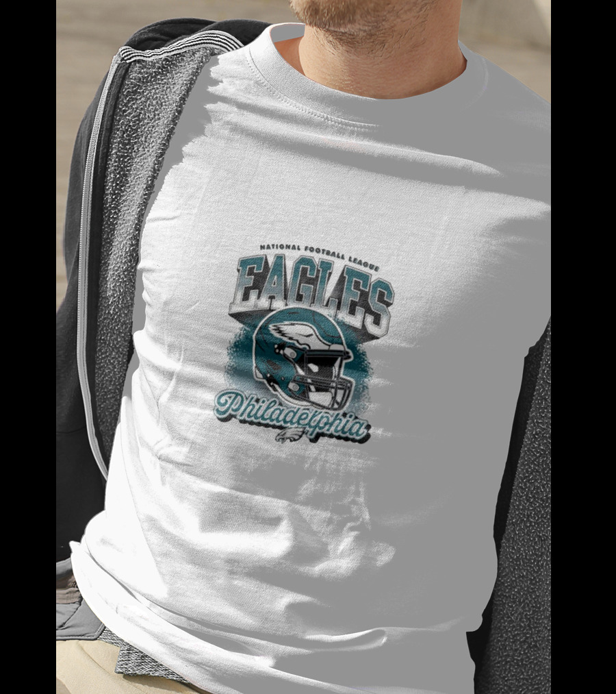 Philadelphia Eagles National Football League Helmet T-Shirt