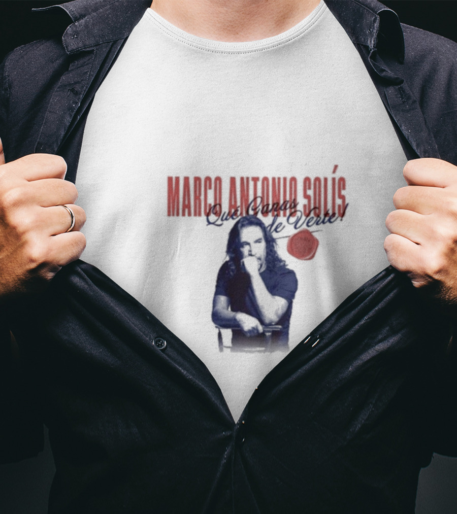 Marco Antonio Solís Quiéreme De Veras T-Shirt