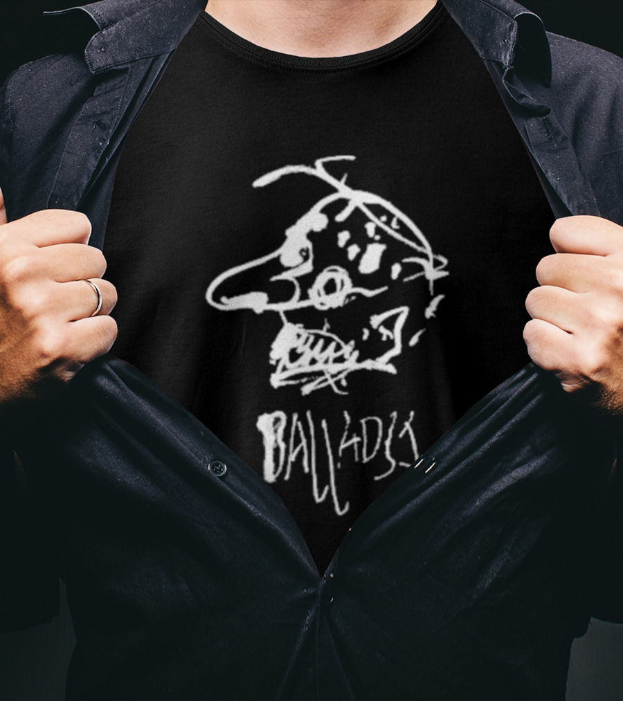 Ballads Anger Sketch Face T-Shirt