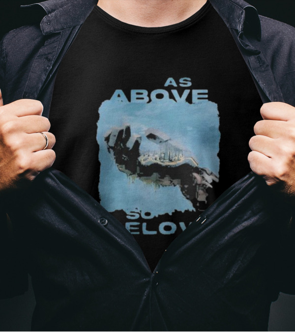 Fixt Essenger X Cryoshell As Above So Below Floating City Reflection T-Shirt
