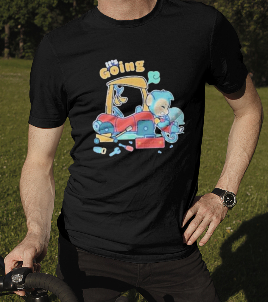 It's Going Car Mechanic Monkey With Tools T-Shirt