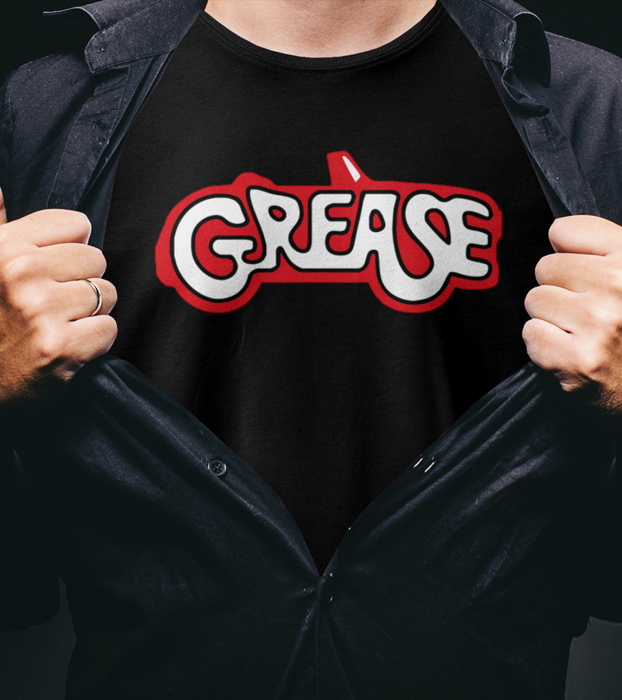 Grease Classic Red And White T-Shirt