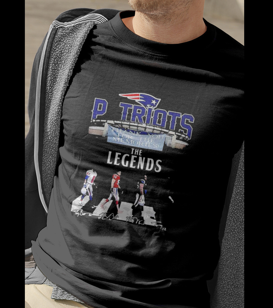 New England Patriots Thank You For The Memories The Legends T-Shirt