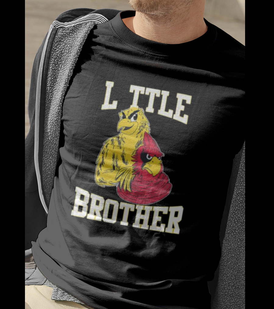 L Ttle Brother Yellow Red Birds T-Shirt