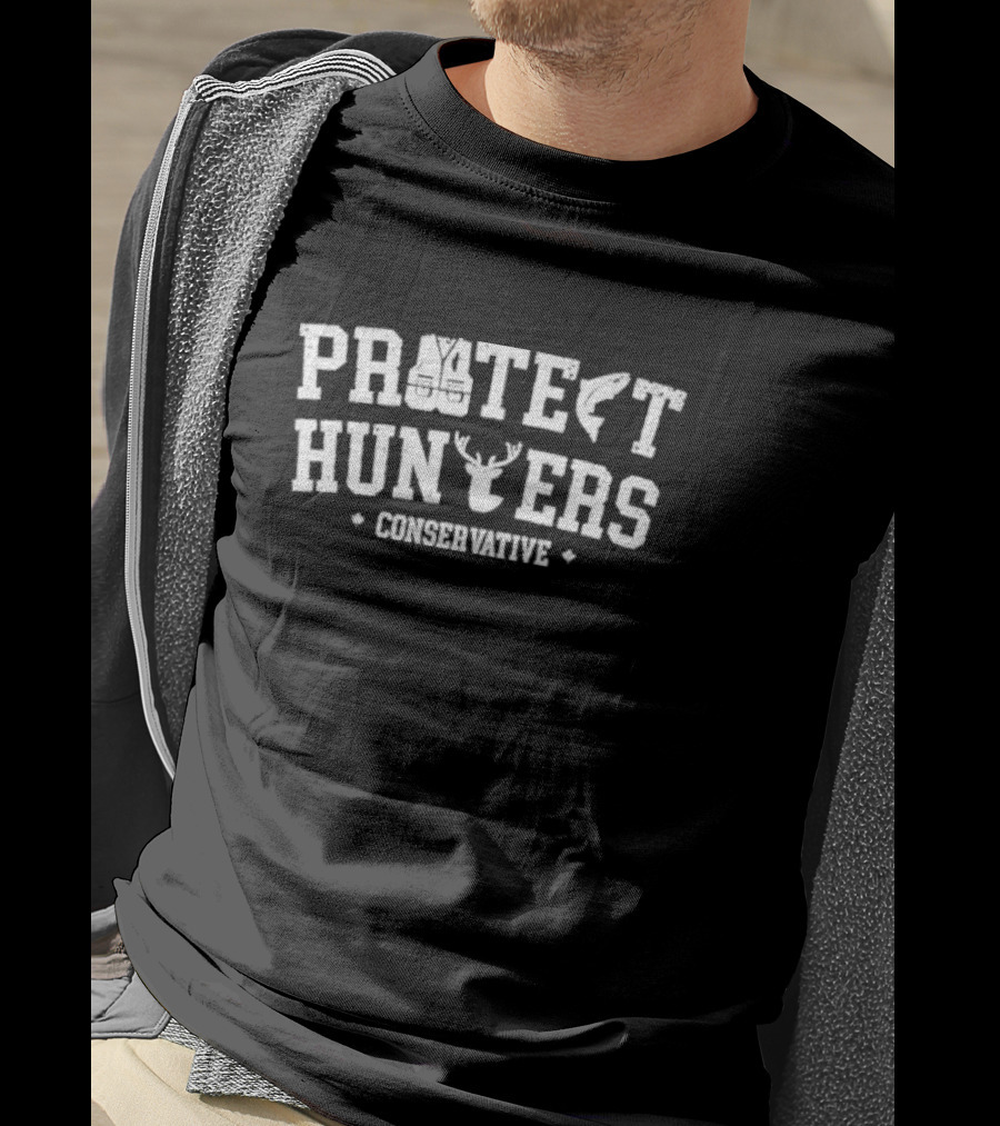 Bob Zimmer MP Protect Hunters Conservative Deer Gun Icons T-Shirt