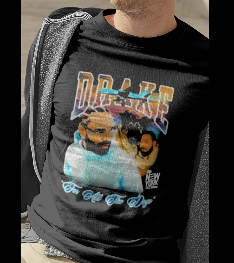 Drake For All The Dogs Airplane New York T-Shirt