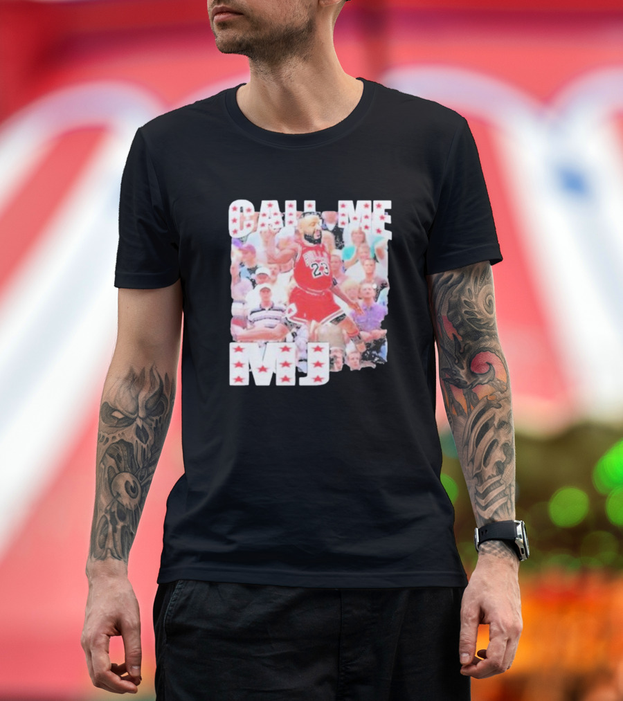Call Me MJ Basketball Legend Jersey 23 Stars T-Shirt