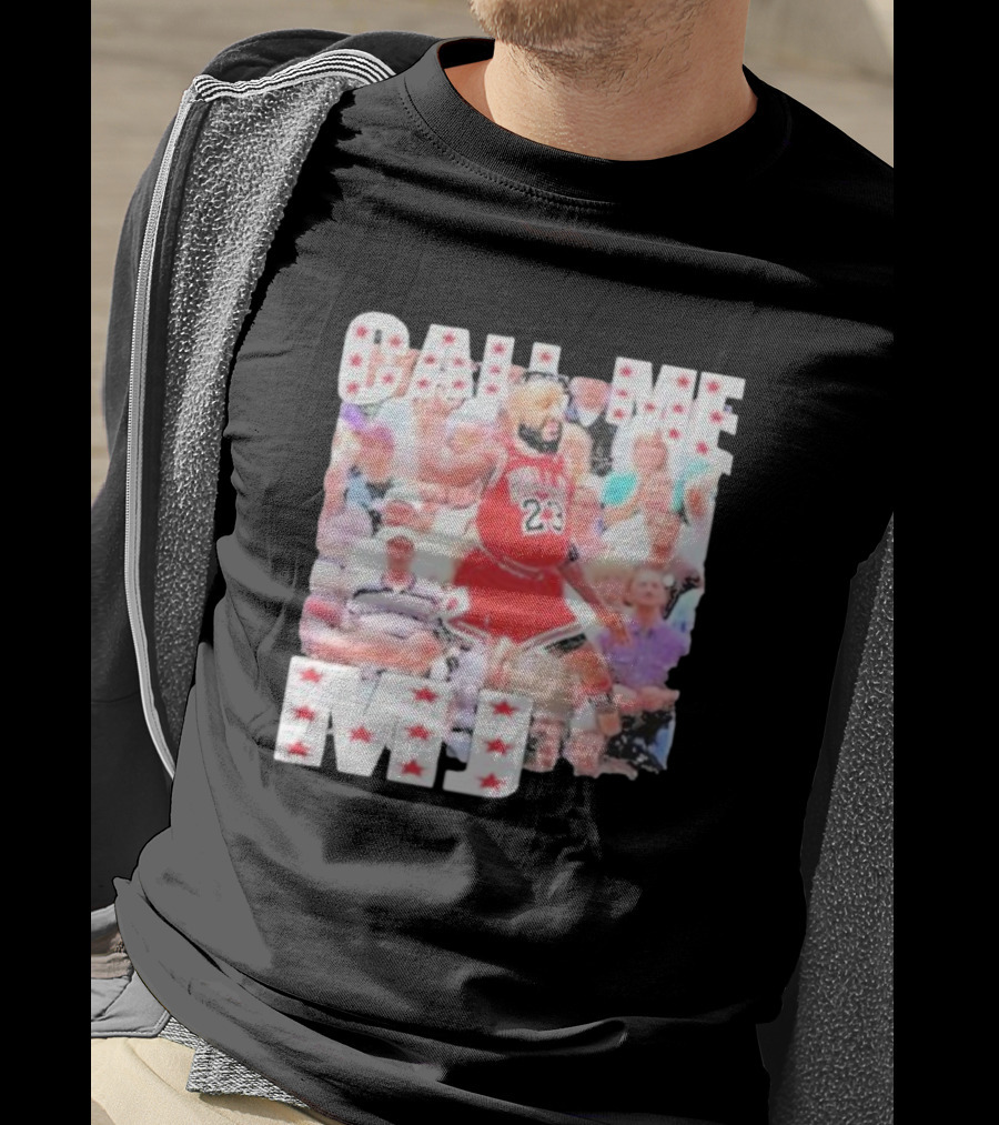 Call Me MJ Basketball Legend Jersey 23 Stars T-Shirt