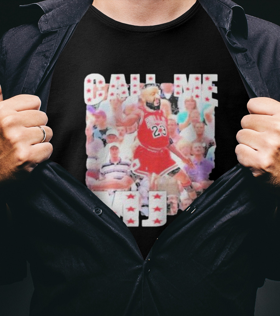 Call Me MJ Basketball Legend Jersey 23 Stars T-Shirt