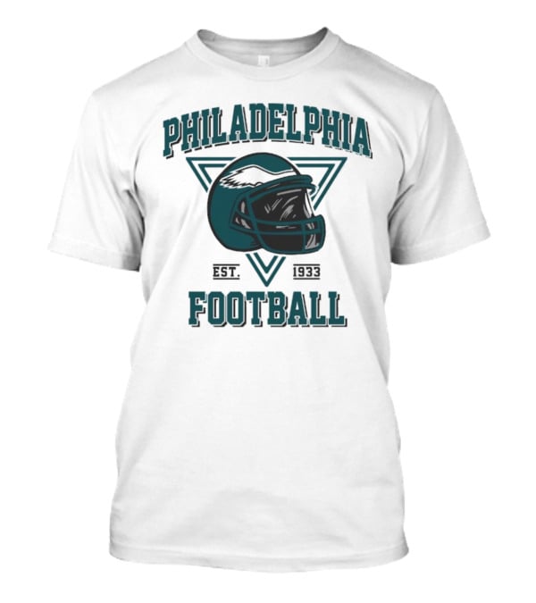 Philadelphia Eagles Helmet Est. 1933 Football T-Shirt