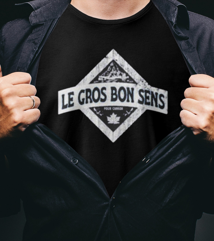 Poilievre Conservative Party Of Canada Le Gros Bon Sens Pour Canada Kangourou T-Shirt